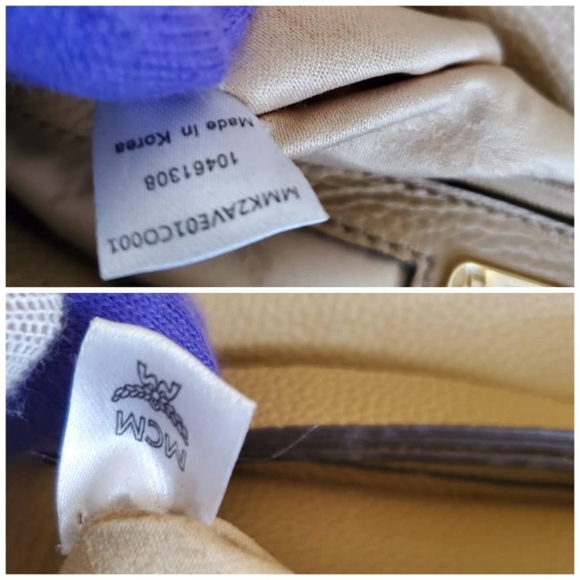 MCM VISETOS Cream 2way Shoulder Bag - Picture 3 of 13